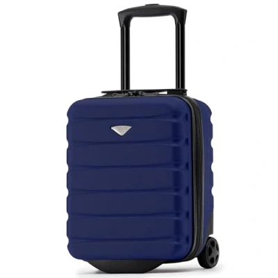 Afbeelding van Flight Knight Lichtgewicht ABS koffer met 2 wielen, harde koffer, handbagage voor in de cabine, goedgekeurd meer dan 100 luchtvaartmaatschappijen, waaronder British Airways, Ryanair en easyJet