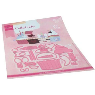 Afbeelding van Marianne D Collectable Cupcakes by Marleen COL1481 120x94mm