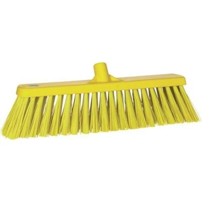 Afbeelding van Vikan Brede Bezem Kop Hard 53cm Geel