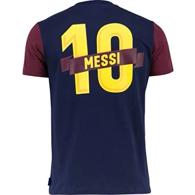 Afbeelding van Fc Barcelone T shirt Barça Lionel Messi officiële collectie jongens kindmaat, blauw, 6 Jaar