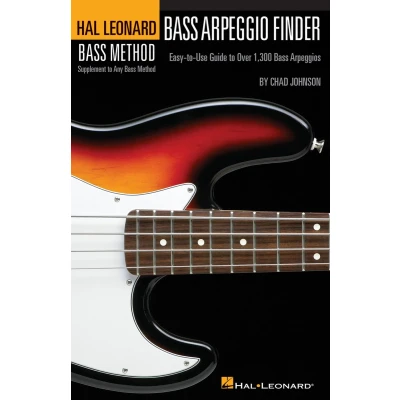 Afbeelding van Hal Leonard Bass Method arpeggio finder guitare basse: Easy to Use Guide Over 1,300 Arpeggios
