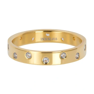 Afbeelding van Zirconia 14 stones crystal iXXXi Vulring 4 mm 21 / Gold