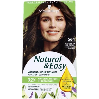 Afbeelding van Schwarzkopf Natural &amp; Easy Haarverf 564 Natuurlijk Lichtbruin