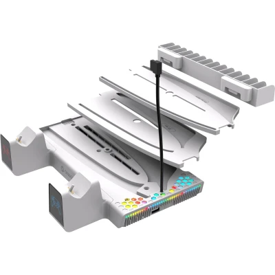 Afbeelding van Oniverse Nexus 5 Multifunction Stand (PS5/ PS5 Slim) White