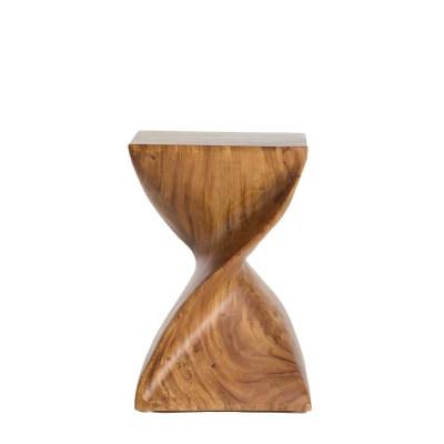 Afbeelding van Light &amp; Living Bijzettafel MUHAN Ø30x45cm Bruin
