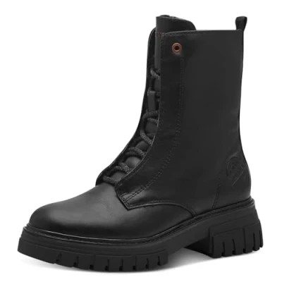 Afbeelding van s.Oliver Dames WL Lace Boot 5 26242 43 sneeuwlaarzen, zwart, 40 EU, EU