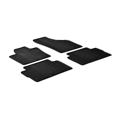 Afbeelding van Gledring Rubbermatten passend voor Volkswagen Sharan 2010 / Seat Alhambra 5 deurs (T profiel 4 delig + montageclips)