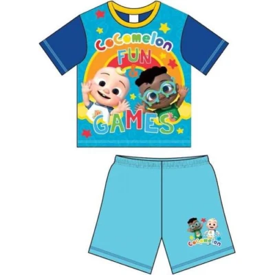 Afbeelding van Cocomelon shortama blauw CoCo Melon / korte pyama maat 86