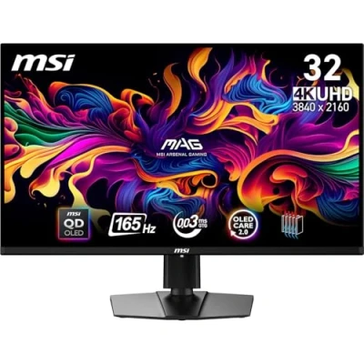 Afbeelding van MSI 9S6 3DD39T 025 Gaming monitor Energielabel G (A G) 80 cm (31.5 inch) 3840 x 2160 Pixel 16:9 0.03 ms HDMI 2.1, DisplayPort, USB C (DP Alt Mode),