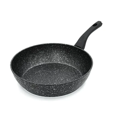 Afbeelding van Blackmoor 66199 Klassieke 28cm Non Stick Sauteer Pan/Diepzijdige Inductie Koekenpan/Cool Touch Handvat/Geschikt voor inductie, Elektrische en Gaskookplaten/Zwarte Kleur