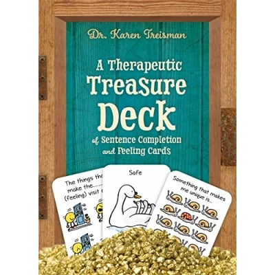Afbeelding van A Therapeutic Treasure Deck of Feelings and Sentence Completion Cards