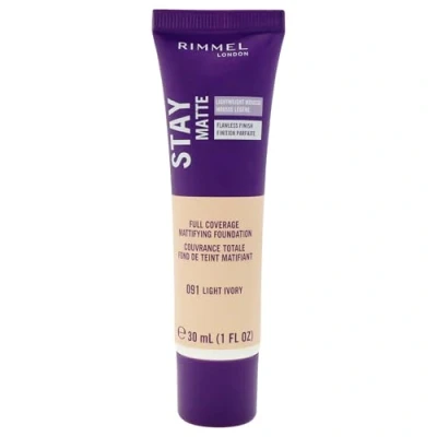 Afbeelding van Rimmel London Stay Matte Liquid Mousse Foundation 30 ml 091 Light Ivoor
