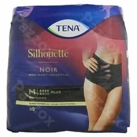 Afbeelding van TENA Silhouette Plus High Waist Noir M 9ST