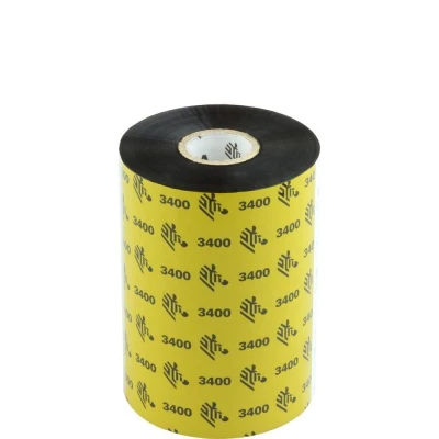 Afbeelding van Zebra Wax/resin 3400 4.33&quot; x 110mm printerlint