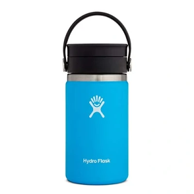Afbeelding van HYDRO FLASK Roestvrij Stalen Thermobeker van 354 ml Vacuümgeïsoleerde Reisbeker met Lekvrije Flex Sip Dop Koffie Beker voor Warme en Koude Dranken BPA Vrij Brede Opening Pacific