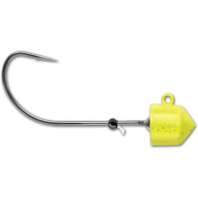 Afbeelding van VMC Swingin Ned Rig Chartreuse Jighead 10.6g (3 Stuks) Loodkoppen