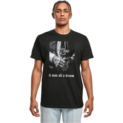 Afbeelding van Mister Tee IT WAS ALL A Dream Tshirt print, Heren, Maat: Large, Black