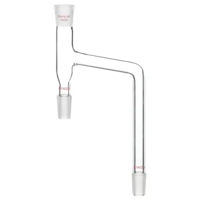 Afbeelding van stonylab Glas Vocht Test Adapter, Borosilicaat Vochtcollector Chemie Adapter met 14/20 Standaard Gewrichten voor Laboratorium Destillatie Lab Levering