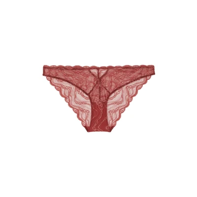 Afbeelding van Calvin Klein dames Instinct hipster van kant in de kleur Steenrood, maat: XS