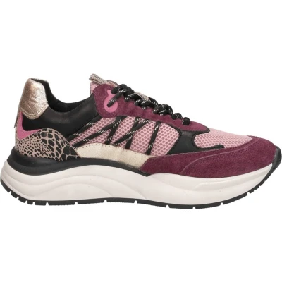 Afbeelding van SUB55 LAAG Sneakers laag, Dames, Maat: 43, Bordeaux Leer/ synthetisch