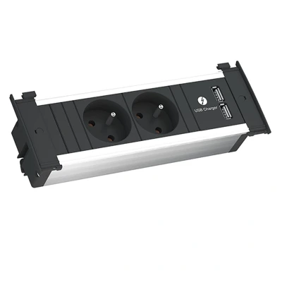 Afbeelding van BACHMANN stekkerdoos KAPSA S, 2 voudig, UTE, 2x USB, m