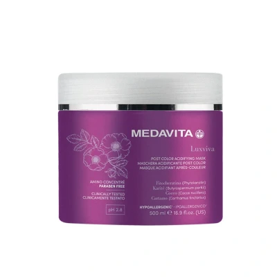 Afbeelding van Medavita Masker Luxviva Post Color Acidifying Mask 500ml Voor Gekleurd Haar