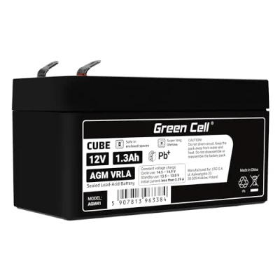 Afbeelding van AGM VRLA 12V 1.3Ah accu onderhoudsvrij.
