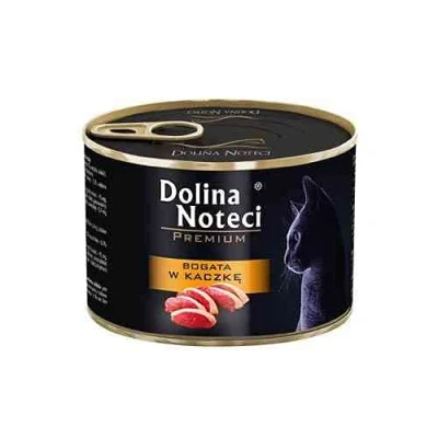 Afbeelding van Dolina Noteci Premium rijk aan eend nat kattenvoer 185g