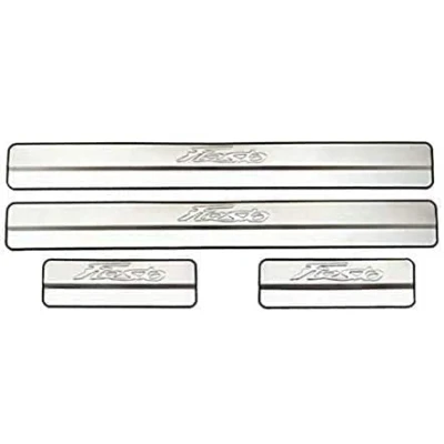 Afbeelding van 4 stuks Rvs Auto Instaplijsten Protector Voor Ford Fiesta 2009 2010 2011 2012 2013 2014 2015 2016 2017 2018 2019 2020 2021, Welkom Pedaal Guard Kick Platen Drempel Cover Accessoires