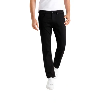 Afbeelding van Mac broek Arne Stretch Black H900 maat W 38 L 36 Heren Five pocket met Modern fit Pasvorm Duurzaam