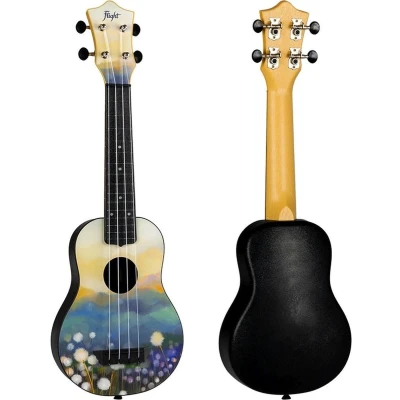 Afbeelding van Flight Travel Series TUS40 Dandelions sopraan ukelele met gigbag