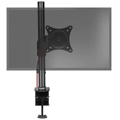 Afbeelding van Duronic DM451X1 Enkele PC Monitor Beugel Zwart Staal Hoogte Verstelbare Arm voor 1 15 27 LED LCD TV Televisie Scherm VESA 75 100 plaat Computer Beeldscherm Standaard 13 kg Draagcapaciteit