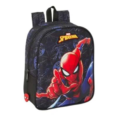 Afbeelding van Schoolrugzak Spider Man Attack Zwart 22 x 27 10 cm