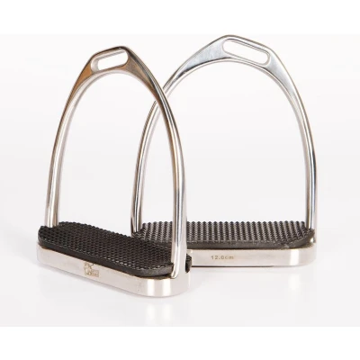 Afbeelding van Harry&#039;s Horse Beugels fillis dubbel asymmetrisch 11 RVS