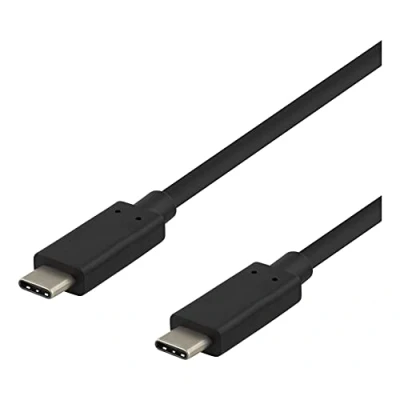 Afbeelding van Deltaco USB C kabel naar Snellader 1M Zwart
