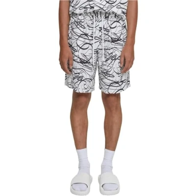 Afbeelding van Urban Classics Resort Shorts, Heren, Maat: 3XL, Whitescribble