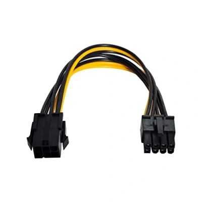 Afbeelding van CY PCI E Express 6 Pin Mannelijke naar 8 Vrouwelijke Video Card Verlengkabel