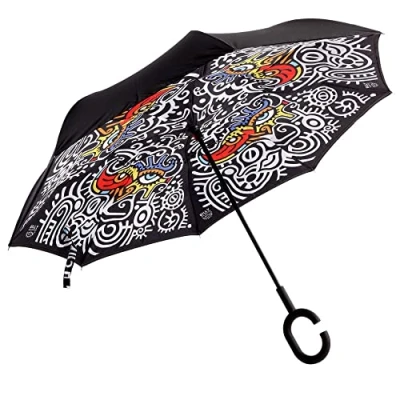 Afbeelding van Goebel Billy the Artist Upside Down Paraplu Bright Eyes Pop Art 108cm
