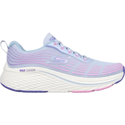 Afbeelding van Skechers Performance MAX Cushioning Elite 2.0 LACE UP Hardloopschoenen neutraal, Dames, Maat: 36, Light blue/pink Textiel/ synthetisch
