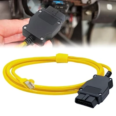 Afbeelding van Nizirioo ENET Obd2 kabel, OBD ethernetkabeladapter, verlengkabel V50.3, ICOM Coding F serie voor BMW
