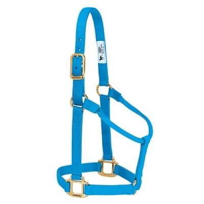 Afbeelding van Weaver Leather Originele niet verstelbare halter (orkaan blauw, gemiddelde paard/jaarling trek)