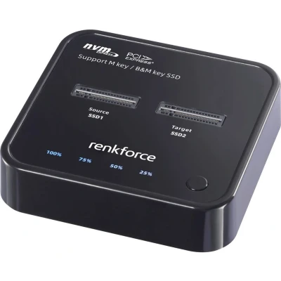 Afbeelding van Renkforce RF TPCD 300 1 voudig Harde schijf kopieerstation M.2 PCIe NVMe, USB C