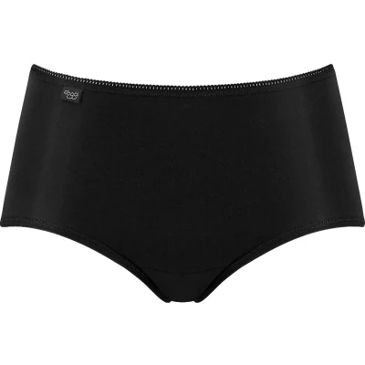 Afbeelding van Sloggi 24/7 Microfibre Midi Dames Slip Zwart Maat 38