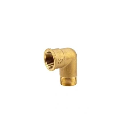 Afbeelding van GARDENA messing hoek met schroefdraad aan de binnen en buitenzijde: Hoekstuk van 26,5 mm (G 3/4&quot;), voor het veranderen richting buizen/slangen (7283 20)