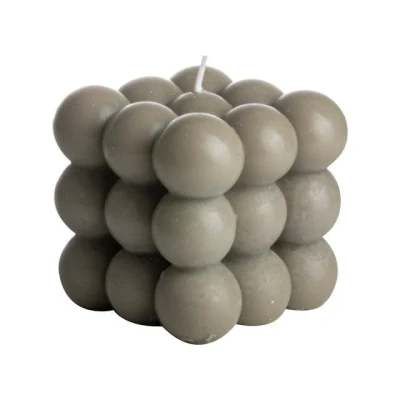 Afbeelding van Gusta Cube Kubus Kaars Groen 8,5 x 8 cm