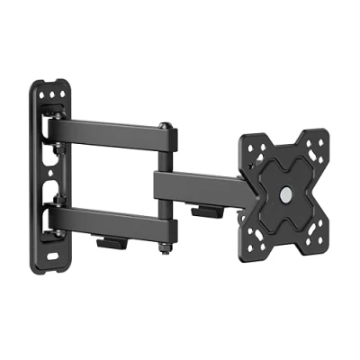 Afbeelding van conecto TV monitor muurbeugel, kantel en zwenkbare universele beugel met scharnierarm, max. VESA 100x100 mm, voor 13 32 inch schermen tot 20 kg, zwart