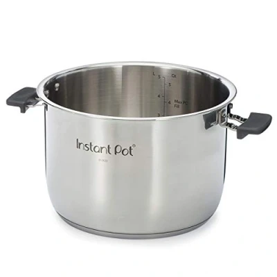 Afbeelding van Instant Pot Roestvrijstalen binnenpan met handvatten 8 Quart Duo Evo serie
