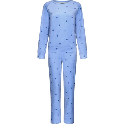 Afbeelding van Duurzaam velours huispak Rebelle Blauw Maat 40