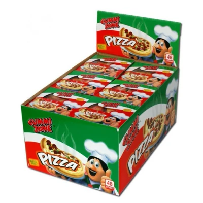 Afbeelding van Gummi Zone Mini Pizza&#039;s 48x
