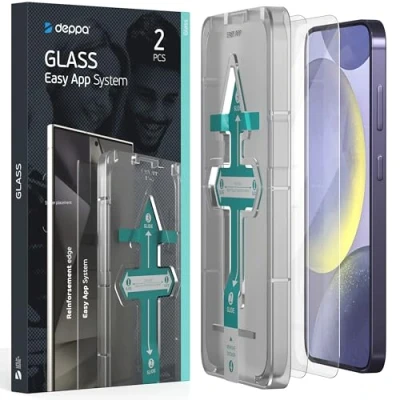 Afbeelding van Helder glas met Easy App voor Samsung S24